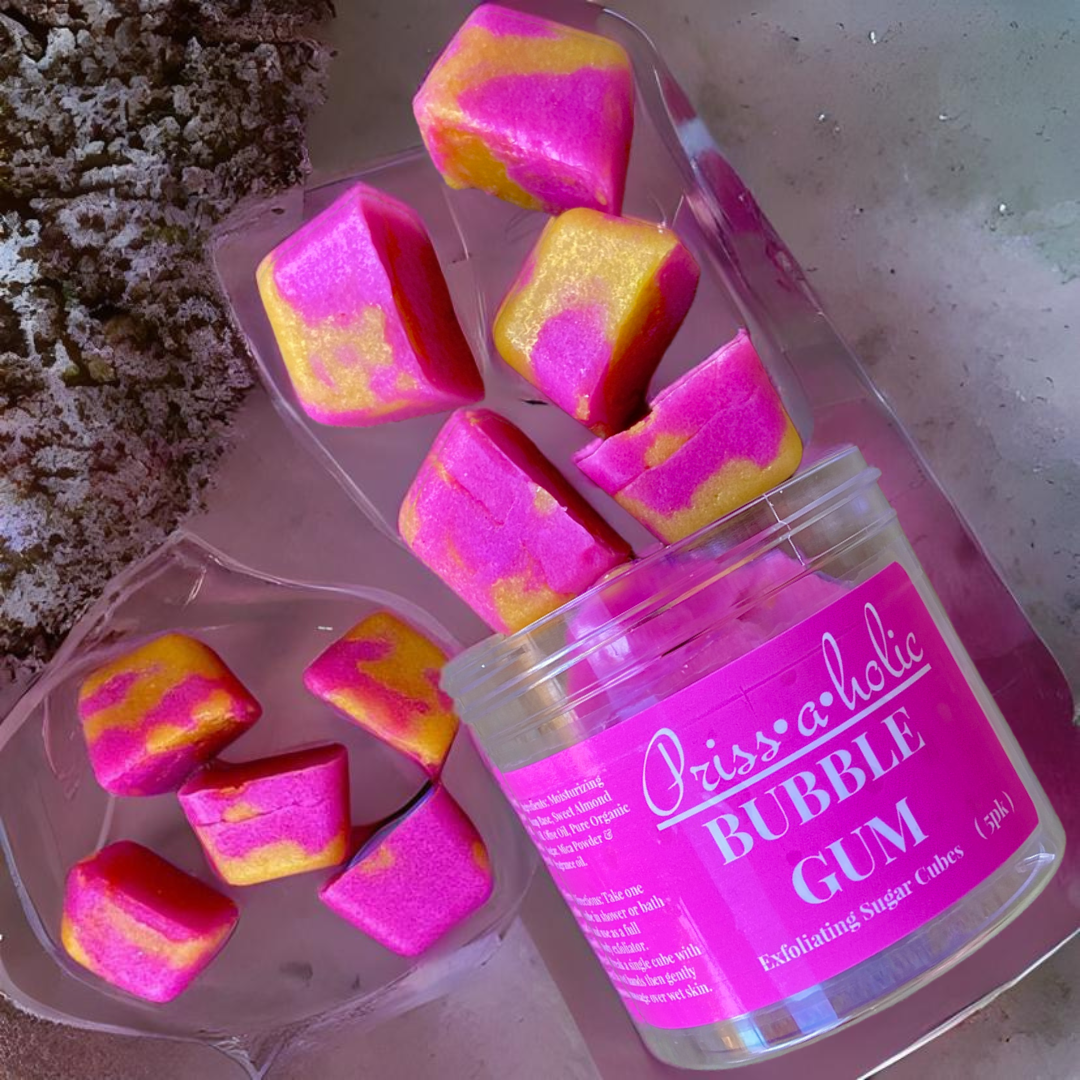 BUBBLE GUM SUGAR SCRUB CUBES