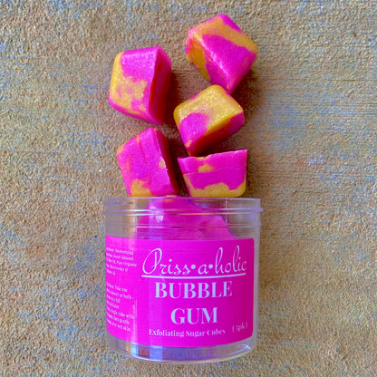 BUBBLE GUM SUGAR SCRUB CUBES