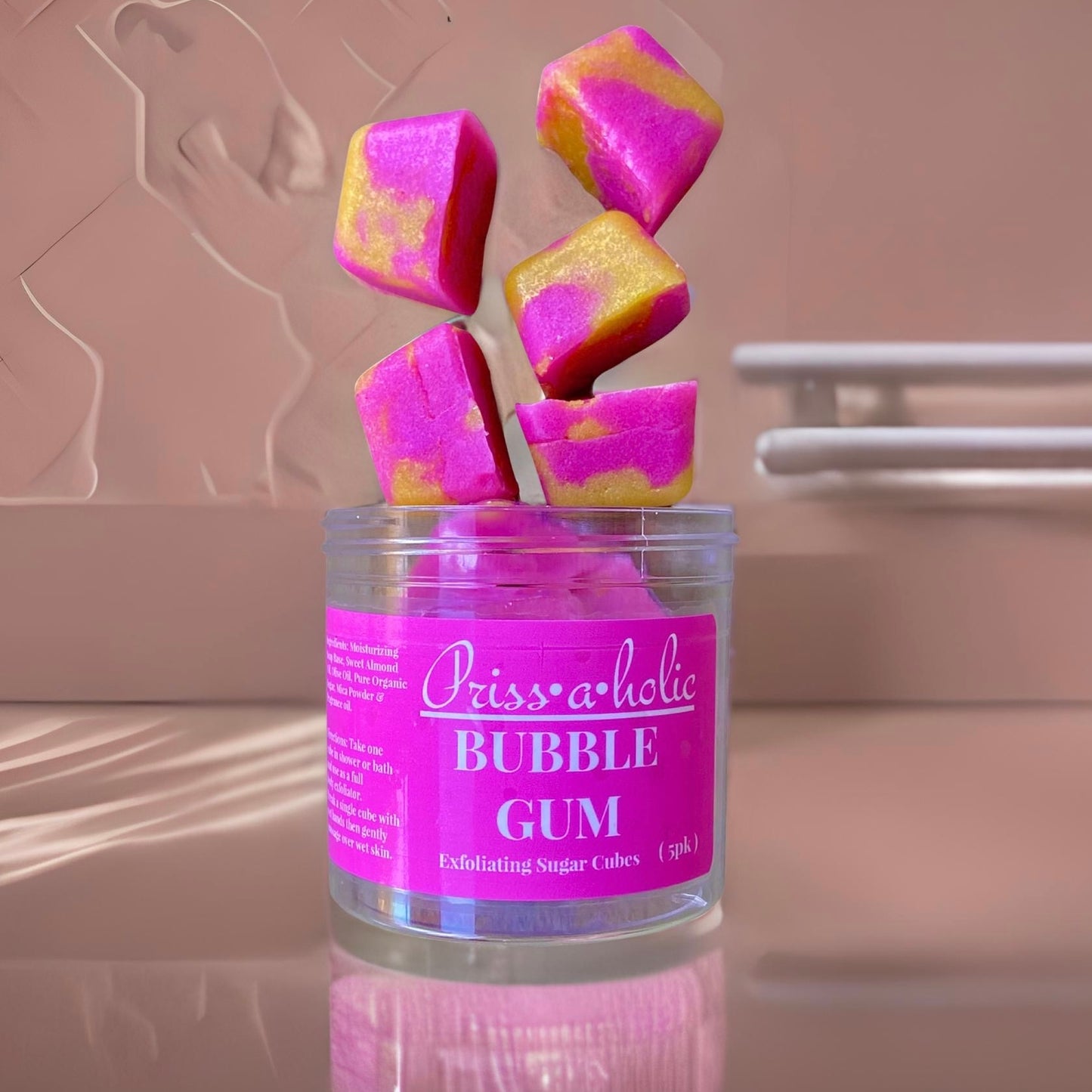 Bubble Gum XL Sugar Cubes